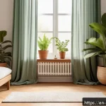Home 22 자기 돌봄을 위한 체계적인 계획 세우기 - A serene morning scene featuring a cozy, sunlit bedroom corner designed for relaxation and mindfulne...