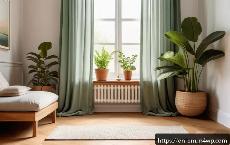 자기 돌봄을 위한 체계적인 계획 세우기 - A serene morning scene featuring a cozy, sunlit bedroom corner designed for relaxation and mindfulne...